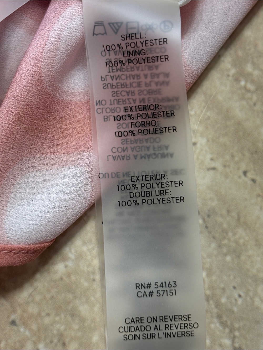 NWT Pale Pink and White Maxi Dress - Picture 11 of 12